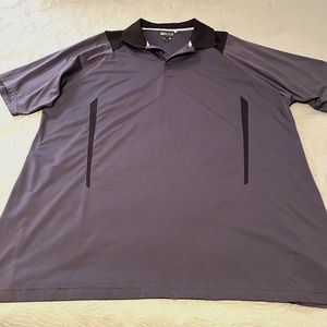 Grey Adidas golf shirt